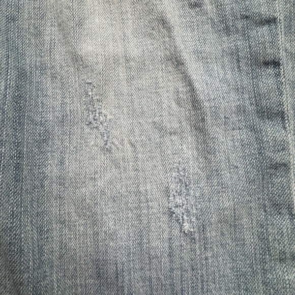 BKE Buckle Carter Straight Mens 30S 30X30 Thick Stitch Stretch Blue Denim Jeans - Picture 10 of 16